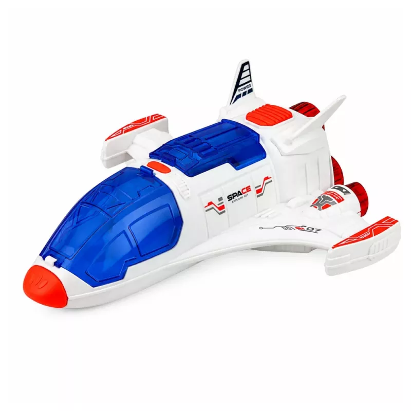 LEAN TOYS Large Space Set Station Rocket Shuttle Exploration Vehicle Astronauts