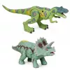 LEAN TOYS Dinosaur Research Base Set Dinosaurs Figures Tower Cage Accessories