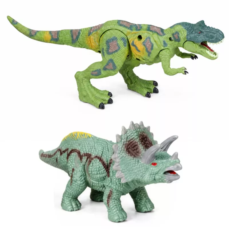 LEAN TOYS Dinosaur Research Base Set Dinosaurs Figures Tower Cage Accessories