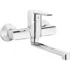 DEANTE Arnika Wall-Mounted Washbasin Mixer BFC 050M Chrome