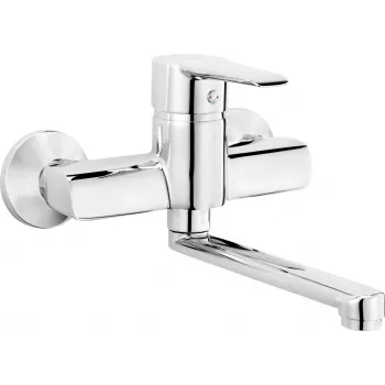 DEANTE Arnika Wall-Mounted Washbasin Mixer BFC 050M Chrome