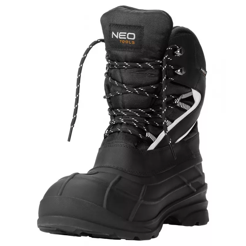 NEO TOOLS 82-139-46 Safety Footwear S1P SRC Size 46 Steel Toe Cap and Midsole Black Grey