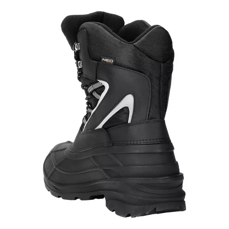 NEO TOOLS 82-139-46 Safety Footwear S1P SRC Size 46 Steel Toe Cap and Midsole Black Grey