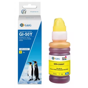 G&G Nachfüllpatrone Canon GI-50 Y/3405C001 Gelb(70 ml)