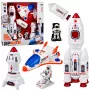 LEAN TOYS Space Set Rockets Shuttle Astronauts Module Lights Sounds