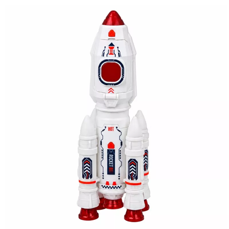 LEAN TOYS Space Set Rockets Shuttle Astronauts Module Lights Sounds
