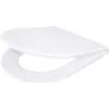 DEANTE CGN_6SOZ Slim Soft-Close Toilet Seat with Quick-Release, D-Shape, White