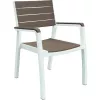 KETER Harmony Armchair white/beige