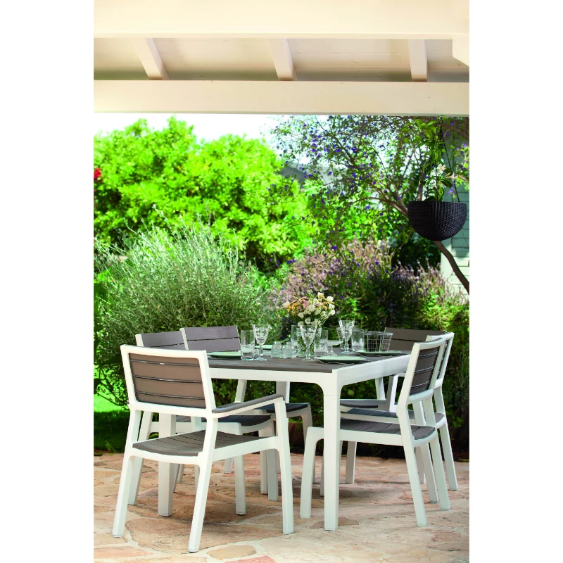 KETER Harmony Armchair white/beige