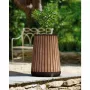 KETER Flowerpot Deco Conic Planter Tall Venetian Brown