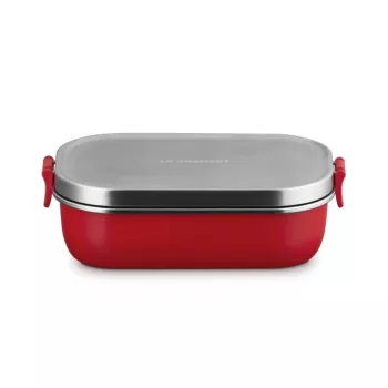 LE CREUSET Lunch box ON THE GO 900ml red