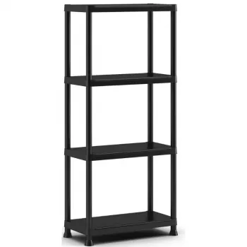 KETER 4-level shelf Shelf 60 with 4 shelves 60x30x135cm black