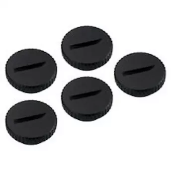 Koolance Verschlussstopfen, G1/4-Zoll, Messing - 5er-Pack, schwarz