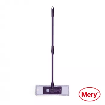 MERY Microfibre mop 45cm with metal handle 140cm