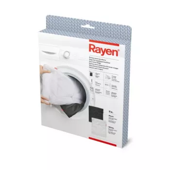 RAYEN Clothes Wash Bag Set 2pcs 50x40cm black/white