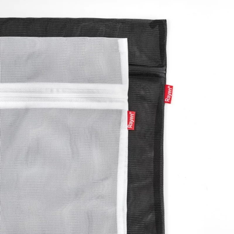 RAYEN Clothes Wash Bag Set 2pcs 50x40cm black/white
