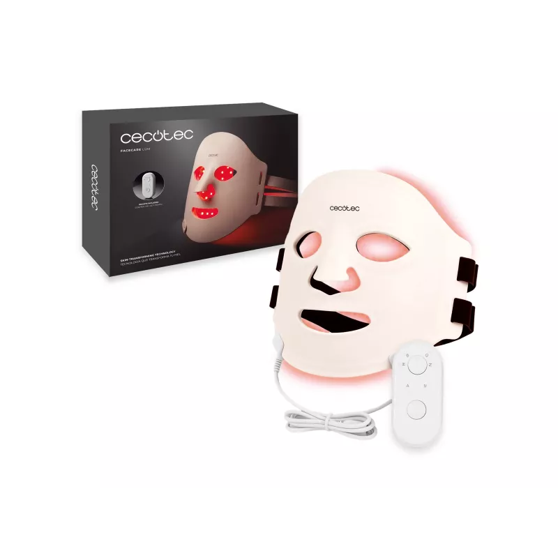 Cecotec LED Facial Mask | FaceCare LÜM | Beige