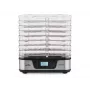 ETA Secca Premium ETA930190000 Food Dehydrator, 8 Rectangular Trays, 380 W, Silver