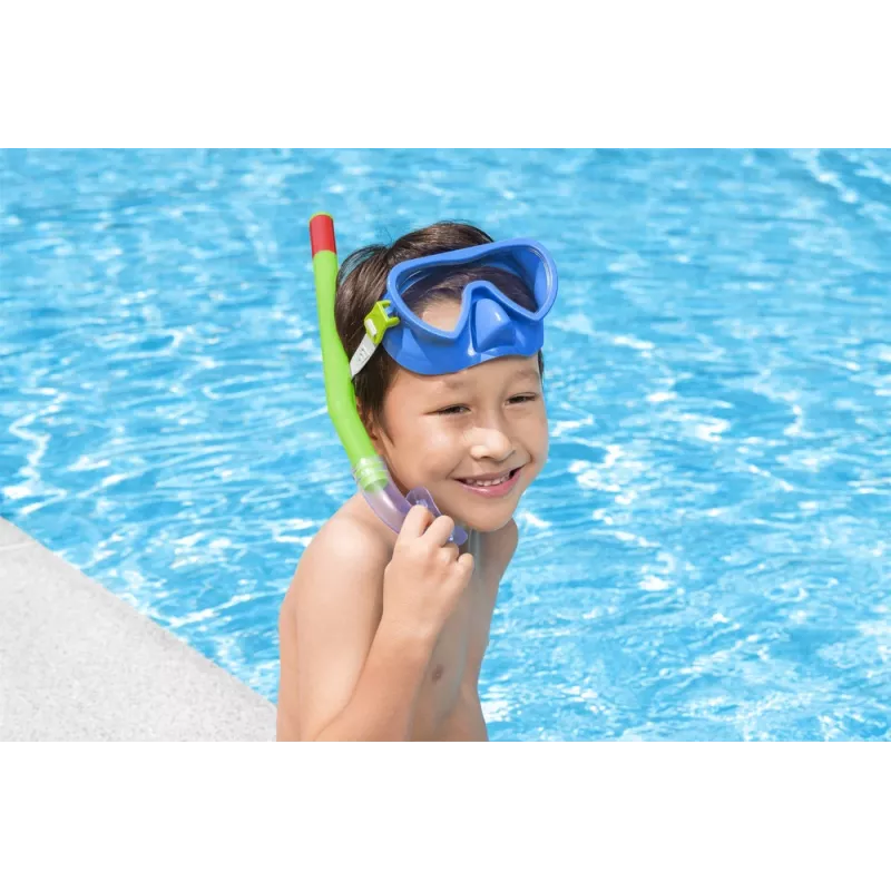 Green and Blue Diving Mask with Snorkel Bestway 24036