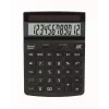 REBELL RE-ECO 450 BX Desktop Calculator, 12-Digit LCD, Dual Power, Recycled Plastic, Black