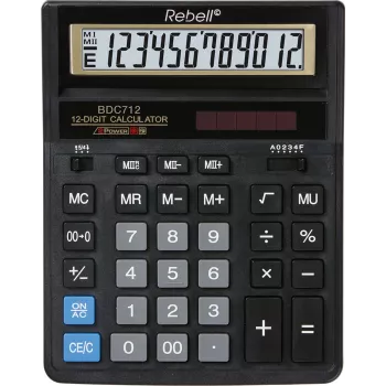 Calculator Desktop Rebell BDC712GL