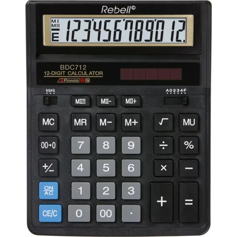 Calculator Desktop Rebell BDC712GL
