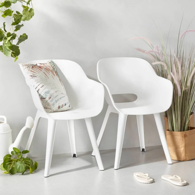 KETER Garden chairs 2 pcs. Akola white