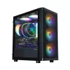 Zalman M4 SE Black mATX Mini Tower PC Case with 6x 120mm FRGB Fans