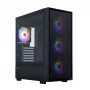 Zalman S6 Black ATX Mid Tower PC Case with 4 ARGB Fans and Tempered Glass