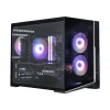 Zalman D30 Black mATX Mini Tower PC Case with 3x 120mm ARGB Fans and Tempered Glass Side Panel