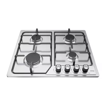 ISEASY MGBG-604C Freestanding Gas Range with 65L Oven and Grill, Stainless Steel