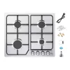 ISEASY MGBG-604C Freestanding Gas Range with 65L Oven and Grill, Stainless Steel