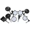 DONNER EC7247 Electronic Drum Set with Mesh Pads, 225+ Sounds, USB MIDI, Aluminum Rack