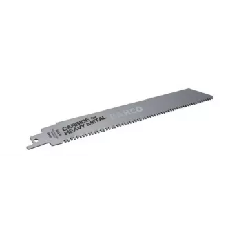 Bahco 7405021 Heavy Metal Carbide-Tipped Reciprocating Saw Blade, 225 mm, 8 TPI, 1 Piece