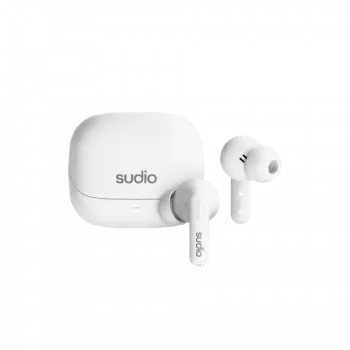 Sudio C8 True Wireless Earbuds, ANC, Bluetooth 5.4, White