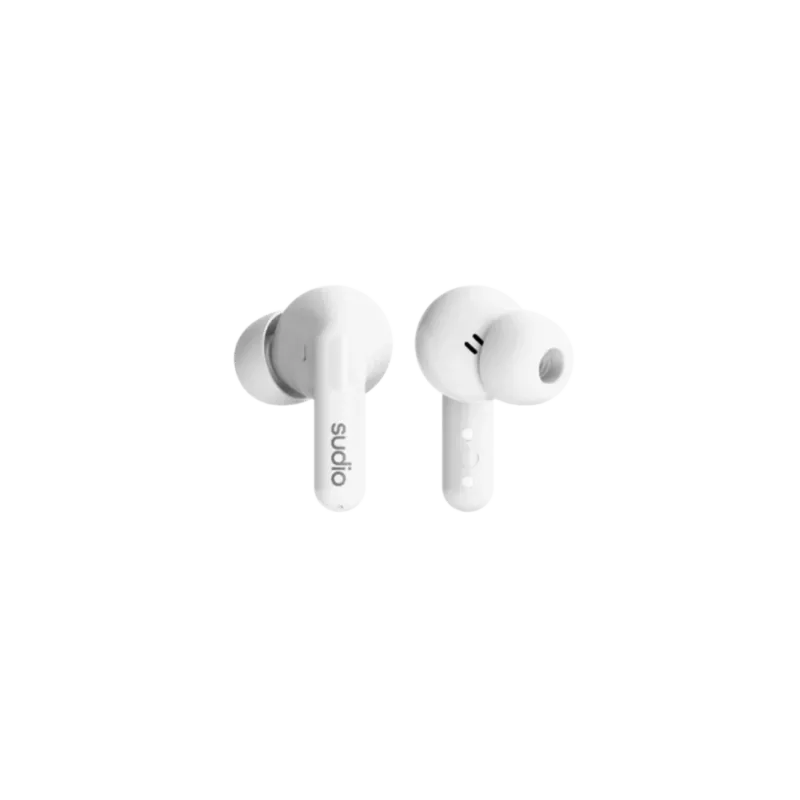 Sudio C8 True Wireless Earbuds, ANC, Bluetooth 5.4, White