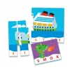 Educational Game Puzzle: My First Words Play and Learn Polish Language Clementoni 50770