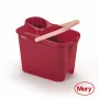 MERY Bucket 14L with push button red