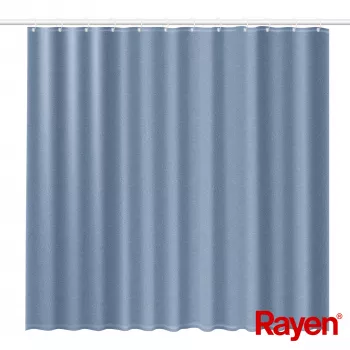 RAYEN Shower curtain 180x200cm blue, polyester