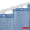 RAYEN Shower curtain 180x200cm blue, polyester