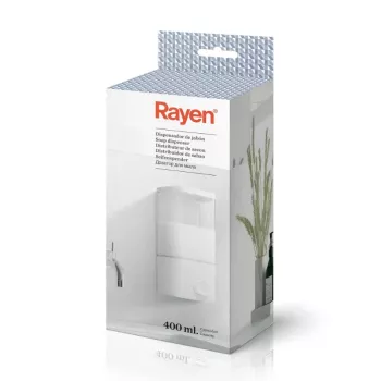 RAYEN Liquid soap dish / white / 400ml