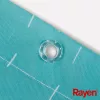 RAYEN Shower curtain 180x200cm light blue, polyester