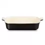 Le Creuset Rectangular Heritage Stoneware 32x24cm / 4L black