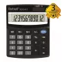 REBELL RE-SDC412 BX Semi-Desktop Calculator, 12-Digit LCD, Dual Power, Black
