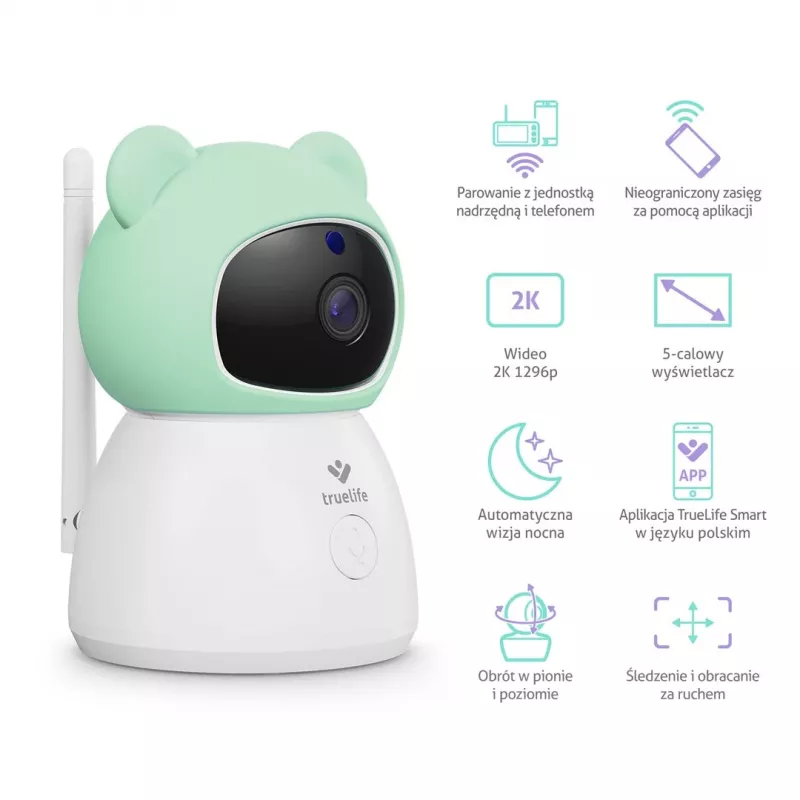 TrueLife NannyCam R6 Dual Smart baby monitor