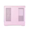 Zalman P30 V2, mATX Mini Tower PC Case, 3 x 120mm ARGB Fans, Pink