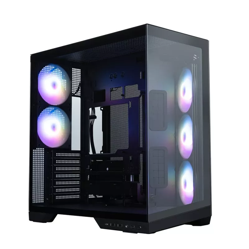 Zalman D50, ATX Mid Tower PC Case, 3 x 120mm Fans, Black