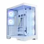Zalman D50 White ATX Mid Tower PC Case with 3x ARGB Fans and Tempered Glass