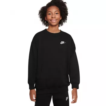 Nike Sportswear Club Fleece children's sweatshirt black FD2923 010 L