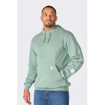 Carhartt Iconic K288 Logo Sweatshirt GREEN SLATE